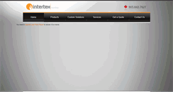 Desktop Screenshot of intertex.ca